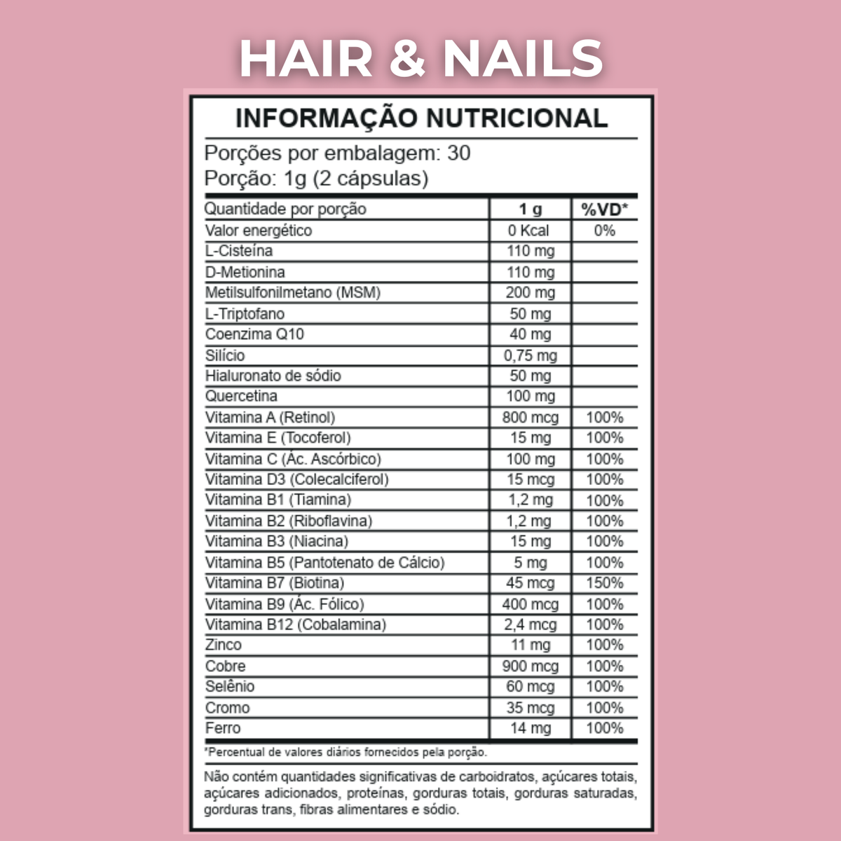HAIR & NAILS™ (500mg)